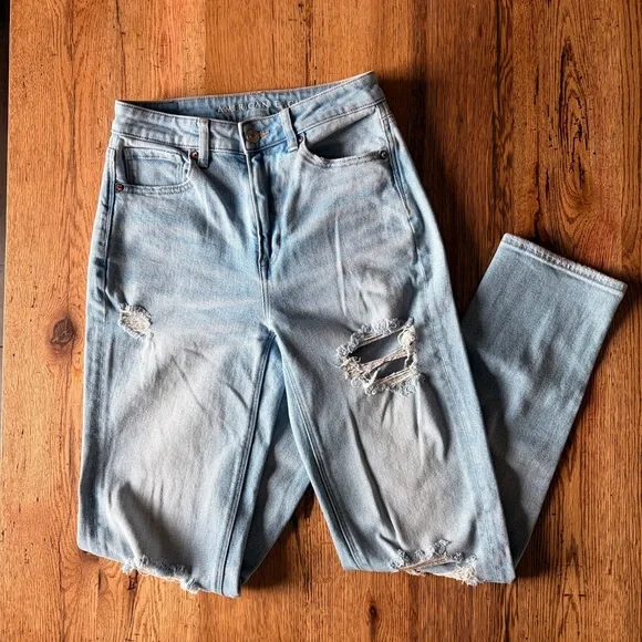 American Eagle Mom stretch Straight-Leg Jeans - X-long! - Picture 7 of 7